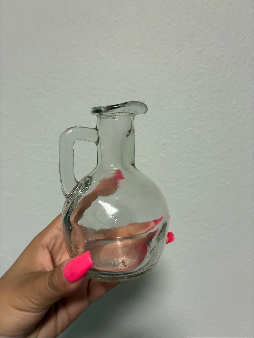 Clear Glass Oil Cruet Bottle with Stopper - Clear
